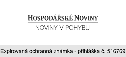 HOSPODÁŘSKÉ NOVINY NOVINY V POHYBU