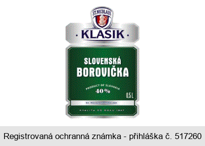 ST. NICOLAUS KLASIK SLOVENSKÁ BOROVIČKA