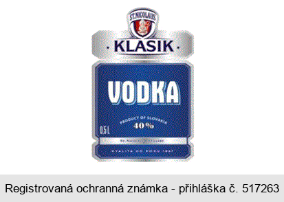 ST. NICOLAUS KLASIK VODKA