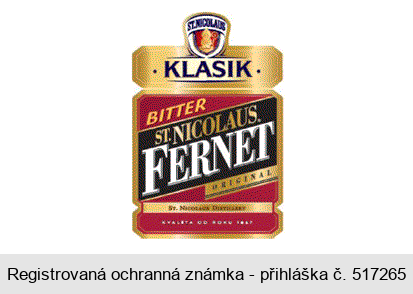 ST. NICOLAUS KLASIK BITTER ST. NICOLAUS FERNET ORIGINAL