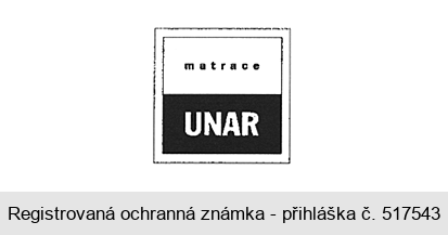 matrace UNAR