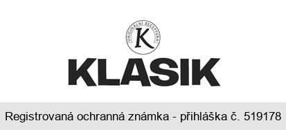 ORIGINÁLNÍ RECEPTURA K KLASIK