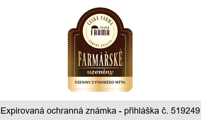 ČESKÁ FARMA FARMÁŘSKÉ UZENINY UZENINY Z VYSOKÉHO MÝTA