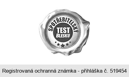SPOTŘEBITELSKÝ TEST BLESKU