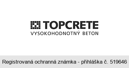 TOPCRETE VYSOKOHODNOTNÝ BETON