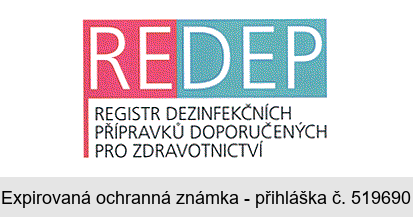 REDEP REGISTR DEZINFEKČNÍCH PŘÍPRAVKŮ DOPORUČENÝCH PRO ZDRAVOTNICTVÍ