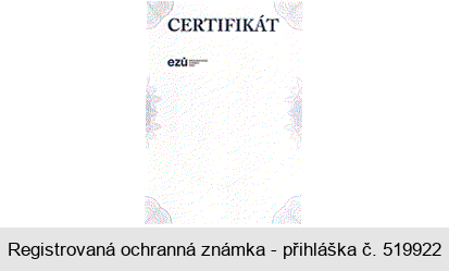 CERTIFIKÁT ezú elektrotechnický zkušební ústav