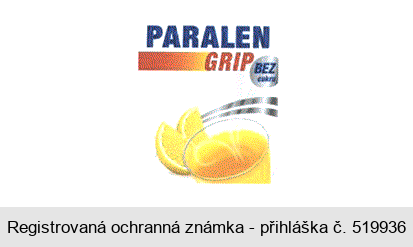 PARALEN GRIP BEZ cukru