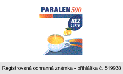 PARALEN 500 BEZ cukru