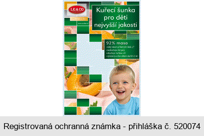 Kuřecí šunka pro děti nejvyšší jakosti Le&Co