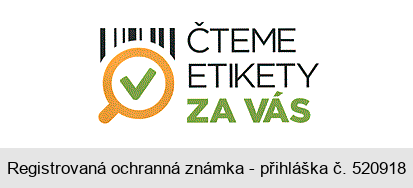 ČTEME ETIKETY ZA VÁS
