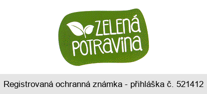 ZELENÁ POTRAVINA