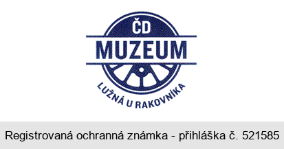 ČD MUZEUM LUŽNÁ U RAKOVNÍKA