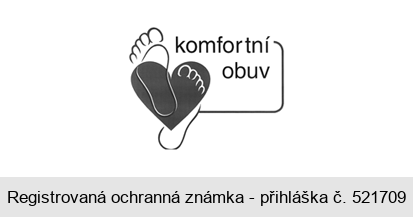komfortní obuv