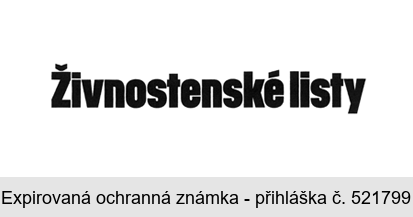 Živnostenské listy