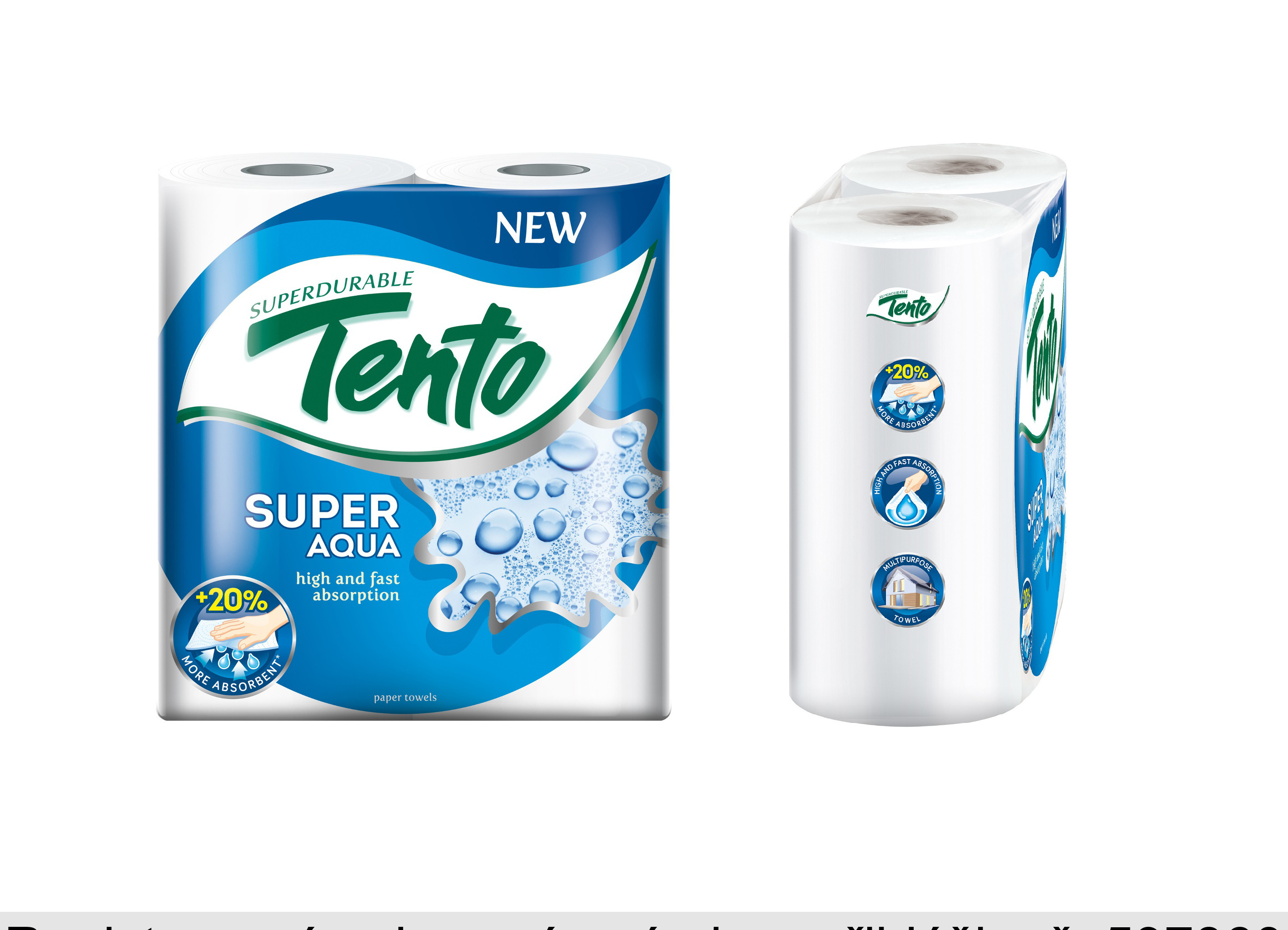 NEW SUPERDURABLE Tento SUPER AQUA high and fast absorption