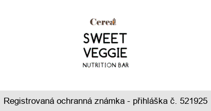 Cerea SWEET VEGGIE NUTRITION BAR