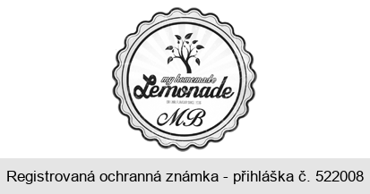 my homemade Lemonade MB ORIGNAL FLAVOUR SINCE 2006