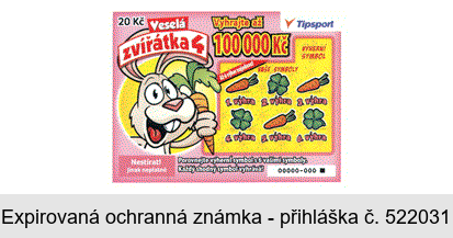 Veselá zvířátka 4 Vyhrajte až 100 000Kč Tipsport