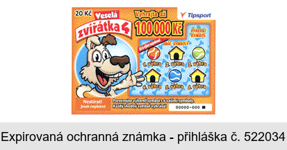 Veselá zvířátka 4 Vyhrajte až 100 000Kč Tipsport