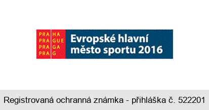 Praha Evropské hlavní město sportu 2016