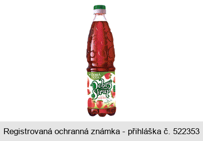 DOBRÁ VODA Dobrý Sirup s příchutí JAHODA