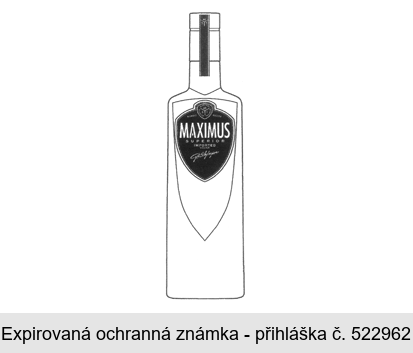 MAXIMUS SUPERIOR IMPORTED VODKA Ga Schybergson