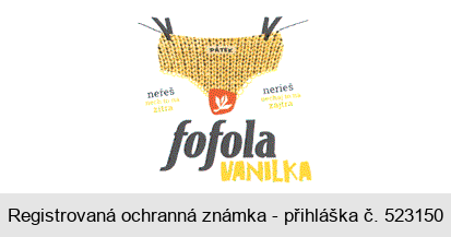 fofola VANILKA PÁTEK neřeš nech to na zítra nerieš nechaj to na zajtra