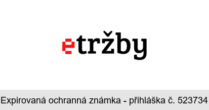 etržby