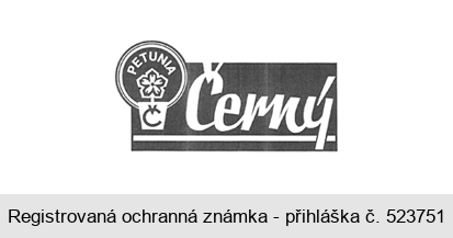 Č PETUNIA ČERNÝ