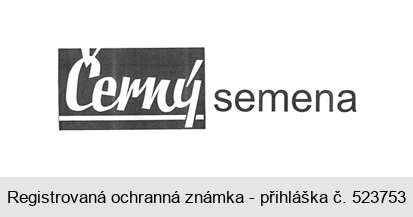 Černý semena