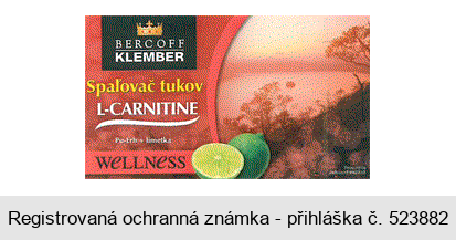 Spaľovač tukov L-CARNITINE BERCOFF CLEMBER