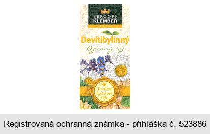 Devítibylinný Bylinný čaj BERCOFF KLEMBER