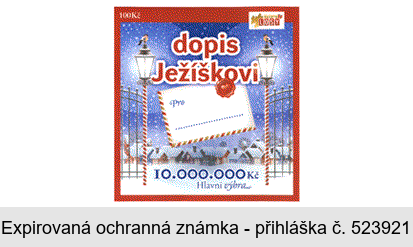 VictoriaTip LOSY dopis Ježíškovi 10.000.000 Kč Hlavní výhra