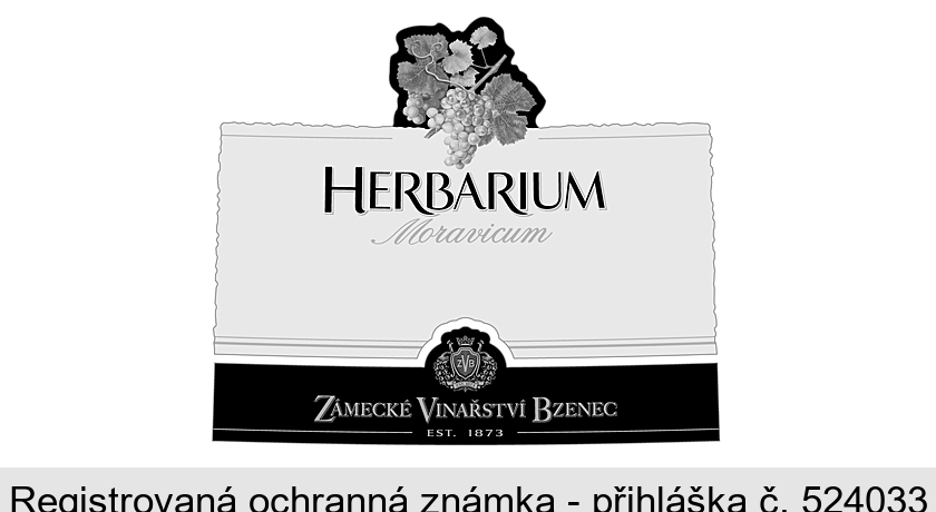 ZÁMECKÉ VINAŘSTVÍ BZENEC EST. 1873 HERBARIUM Moravicum