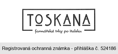 TOSKANA farmářské trhy po italsku