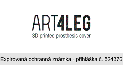 ART4LEG 3D printed prosthesis cover