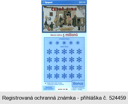 Tipsport ČESKÁ ZIMA Hlavní výhra 5 milionů