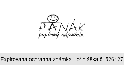 PANÁK papírový nápadník