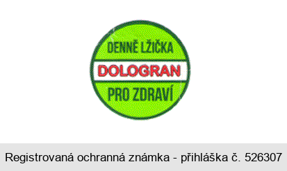 DOLOGRAN - DENNĚ LŽIČKA PRO ZDRAVÍ