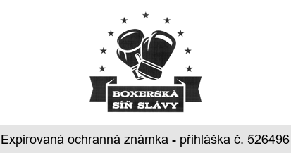 BOXERSKÁ SÍŇ SLÁVY