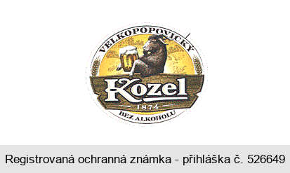 VELKOPOPOVICKÝ Kozel 1874 BEZ ALKOHOLU