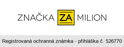 ZNAČKA ZA MILION