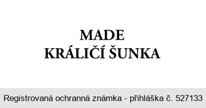 MADE KRÁLIČÍ ŠUNKA