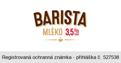 BARISTA MLÉKO 3,5 % TUKU