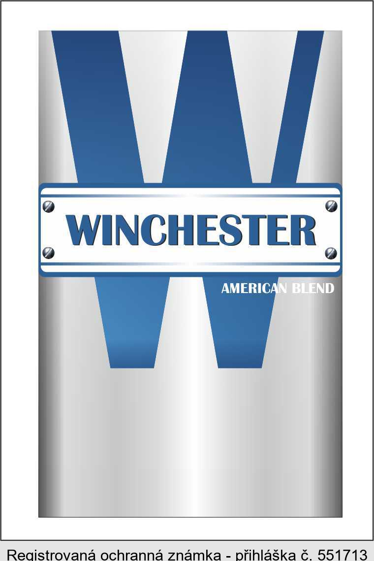 W WINCHESTER AMERICAN BLEND