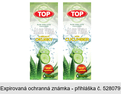 TOP ALOE VERA JUICE CUCUMBER ALOE VERA S PŘÍCHUTÍ OKURKY