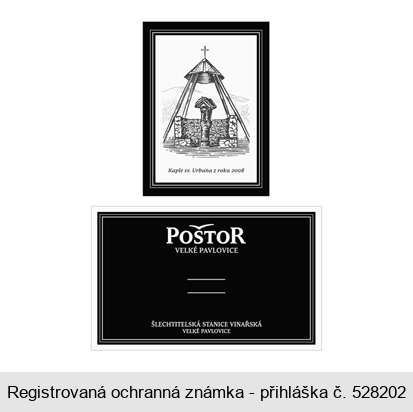 POŠTOR VELKÉ PAVLOVICE ŠLECHTITELSKÁ STANICE VINAŘSKÁ  VELKÉ PAVLOVICE Kaple sv. Urbana z roku 2008