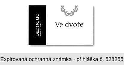 Ve dvoře baroque místo s chutí