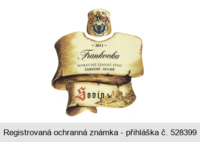 2011 Frankovka Sovín MORAVSKÉ ZEMSKÉ VÍNO ČERVENÉ - SUCHÉ